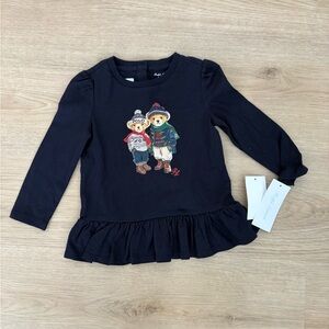 Baby Polo Bear Peplum Tee